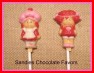 307sp Raspberry Turnover and Friends Chocolate or Hard Candy Lollipop Mold 